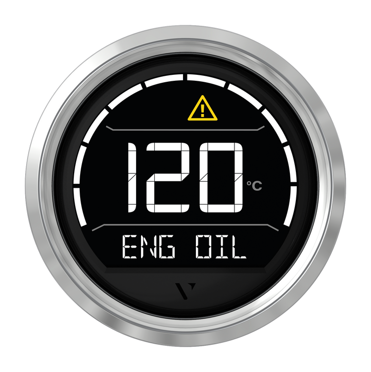 VL Digital 52 – triangular chrome bezel