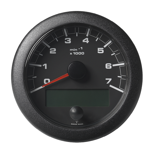 OL Tachometer 7000RPM 85mm Black
