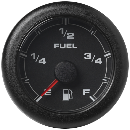 OL Fuel Level 52mm Empty/Full Black