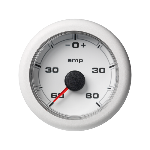 OL Ammeter 52mm +/-60A White