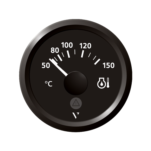 VL Engine Oil Temperature 52mm 150°C Black tb