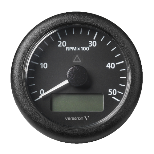 VL Tachometer 85mm 5000RPM with LCD Black